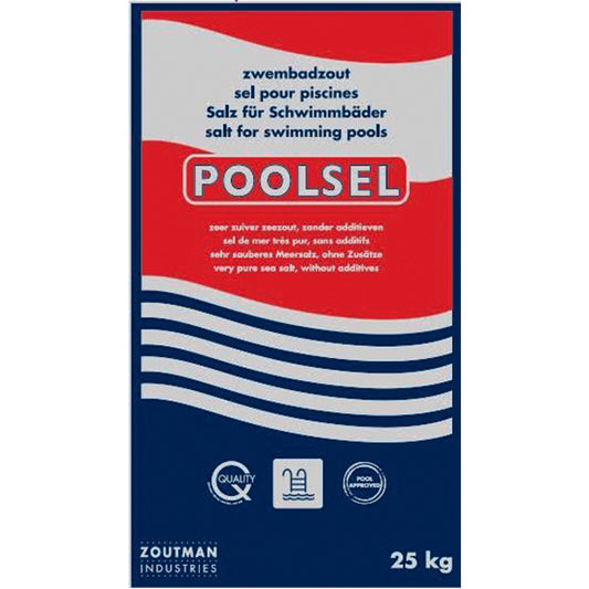 Poolsel zout 25kg